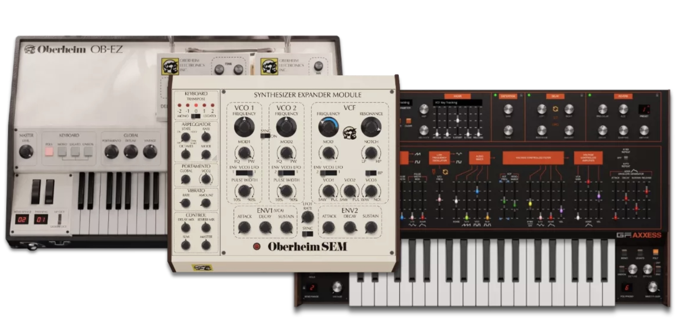 GForce Bundle: Oberheim OB-EZ, Oberheim SEM, Axxess